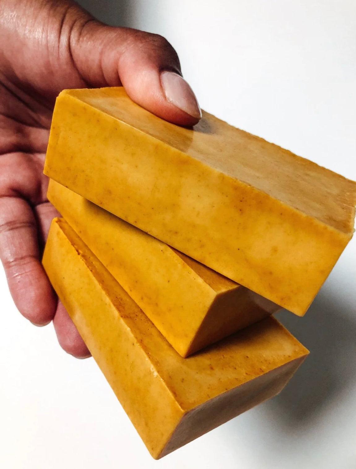 BRIGHTENING KOJIC & TURMERIC SOAP - Arabel's Naturals