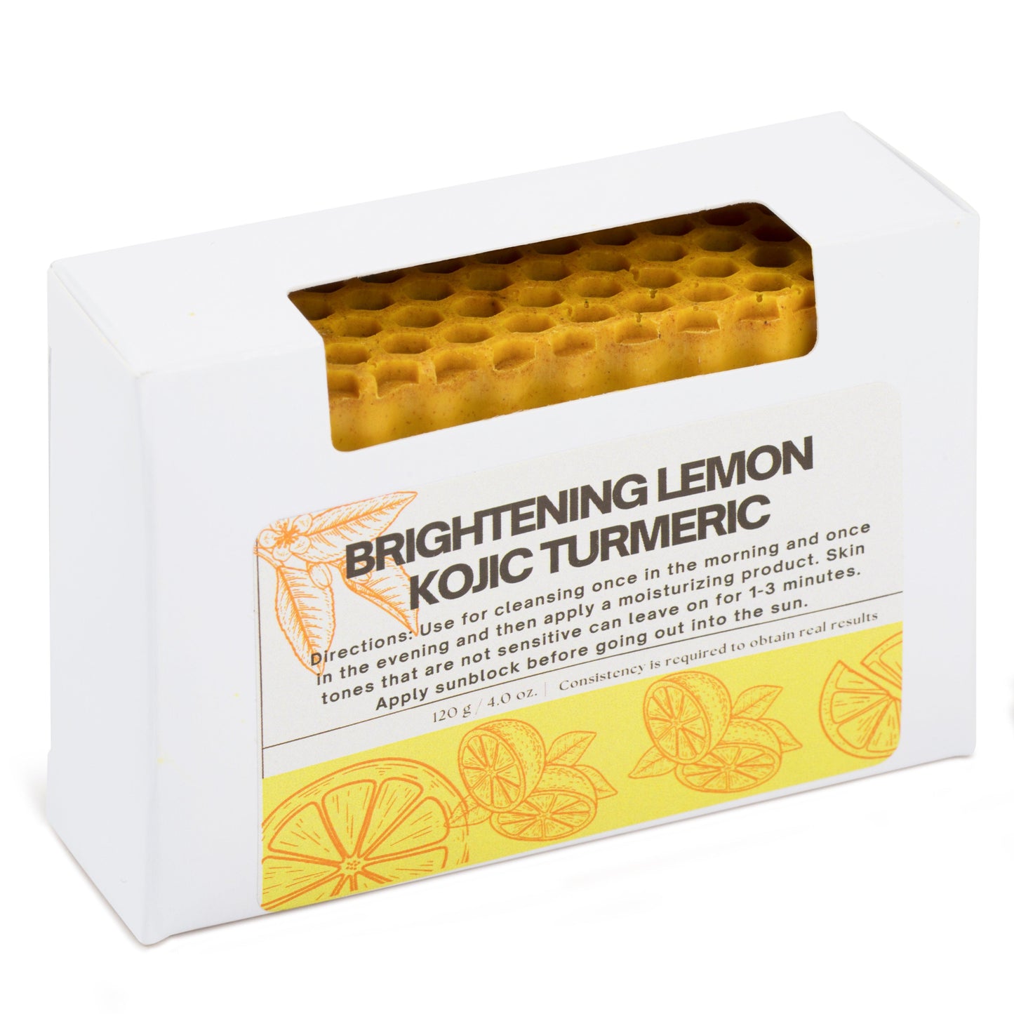 Turmeric Kojic Soap with Lemon - Arabel's Naturals
