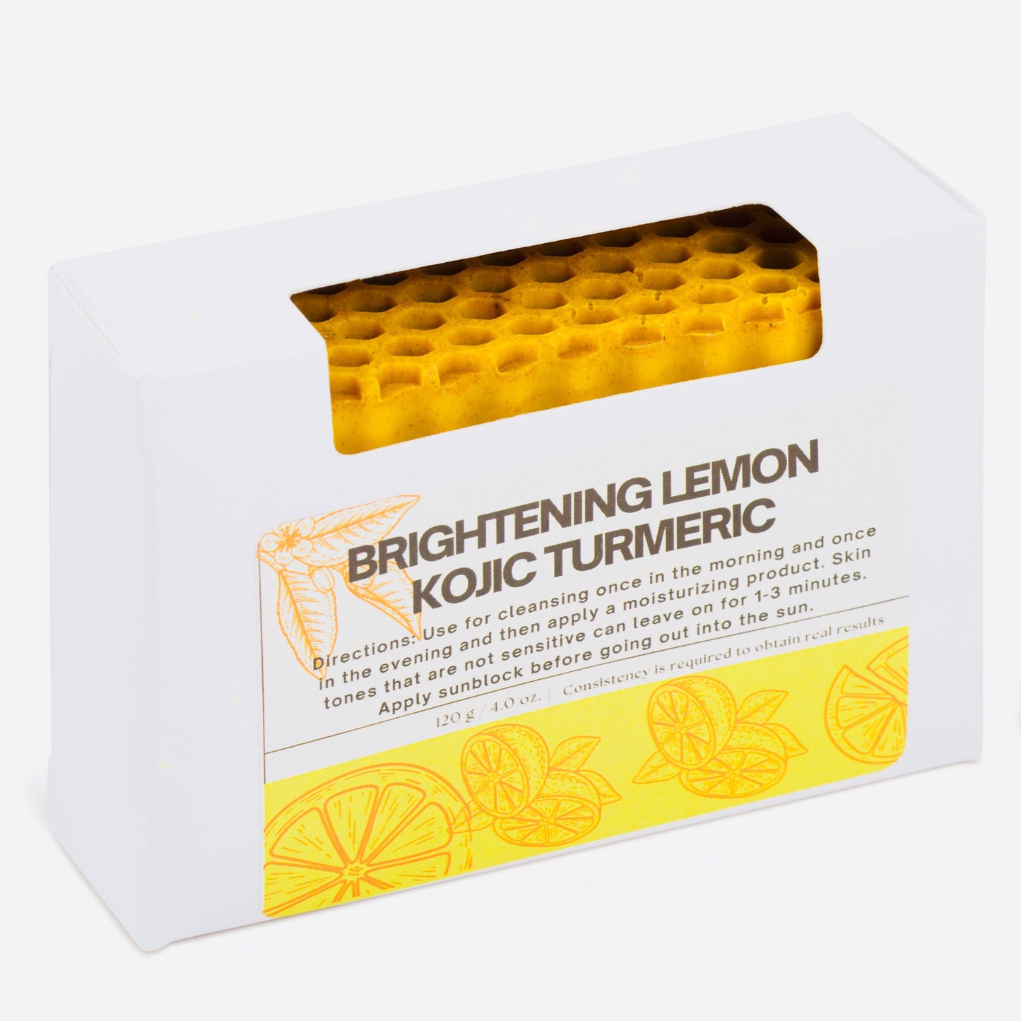 Turmeric Kojic Soap with Lemon - Arabel's Naturals