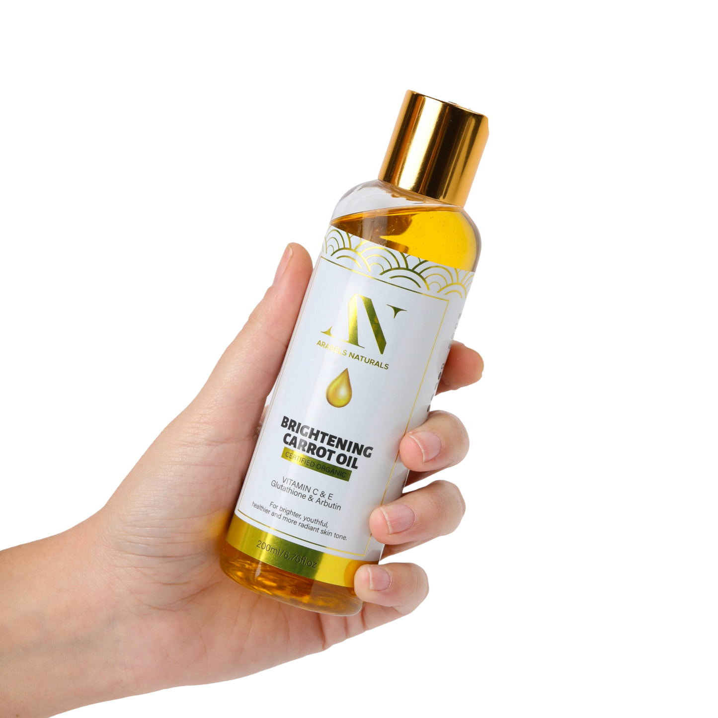 Brightening Body Oil, Organic Carrot Body Oil