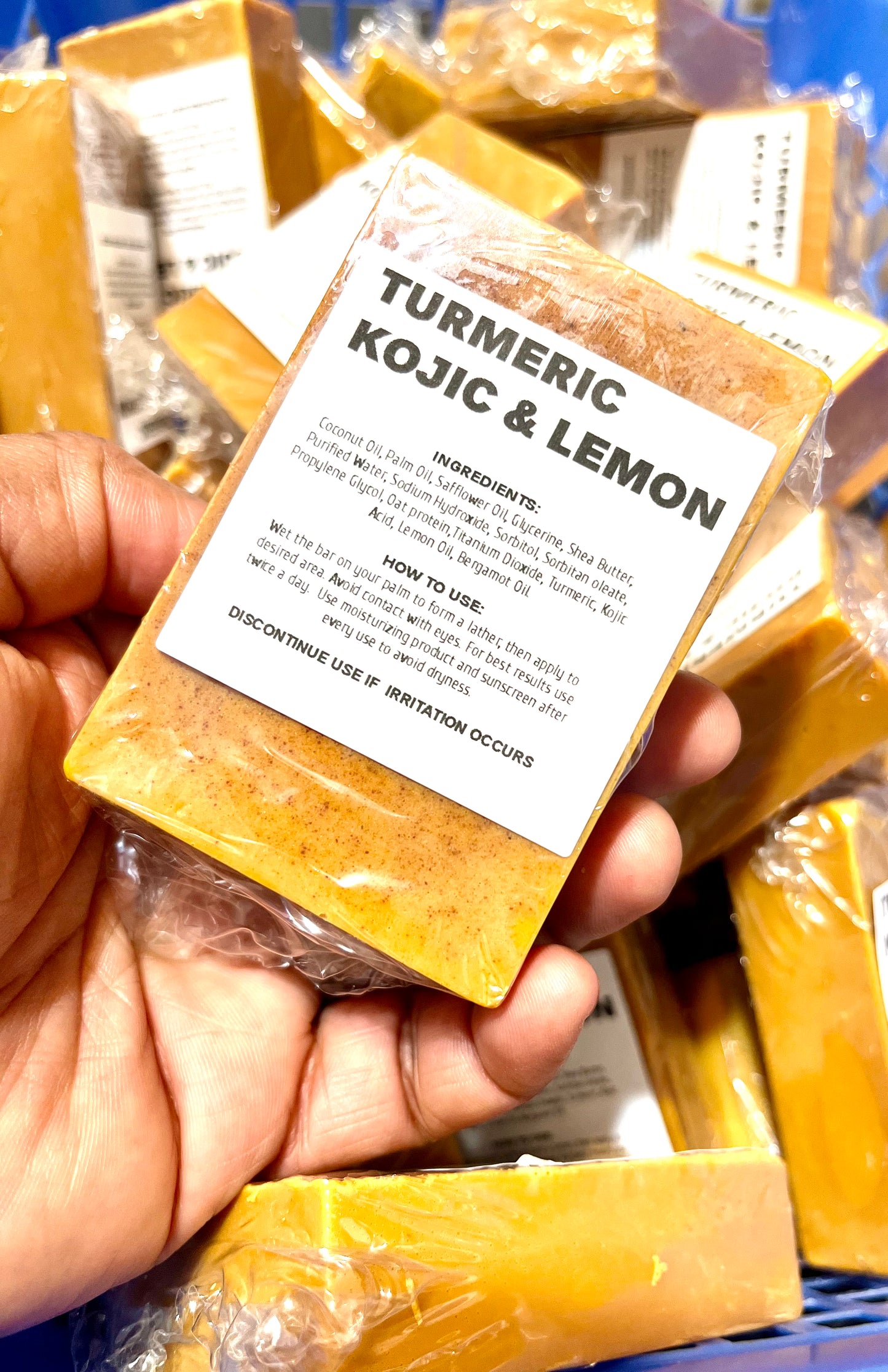 Turmeric Kojic Soap with Lemon