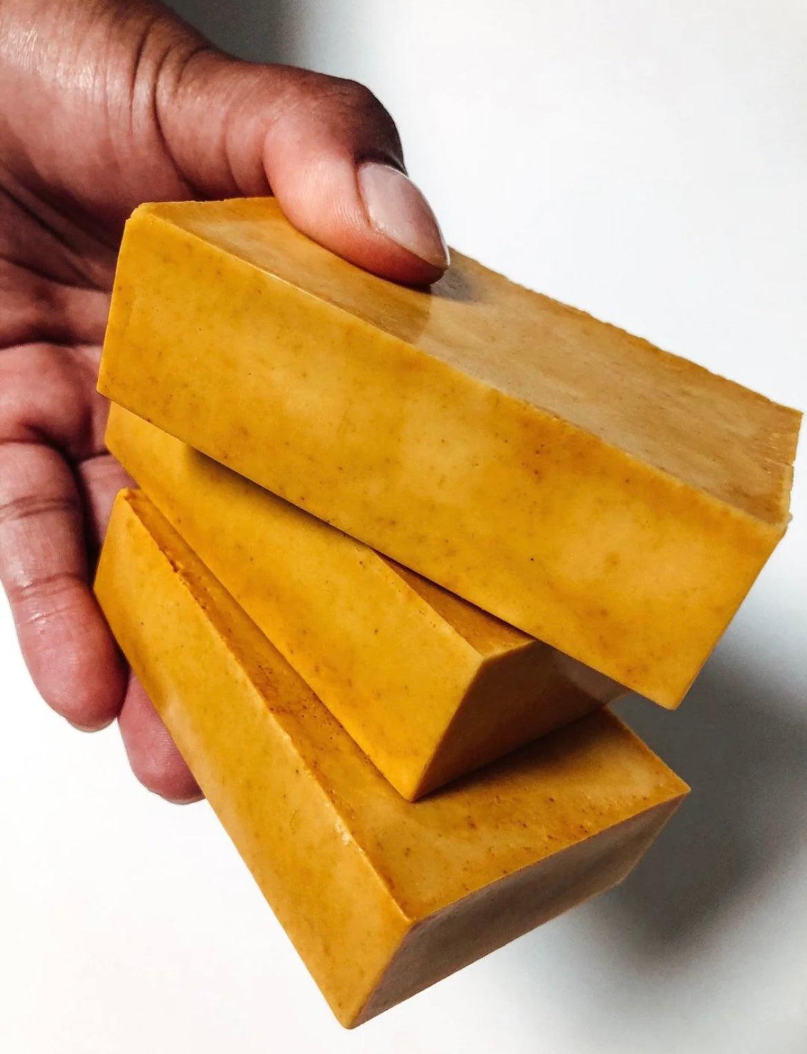 Brightening Lemon Turmeric & Kojic Acid Soap - Arabel's Naturals