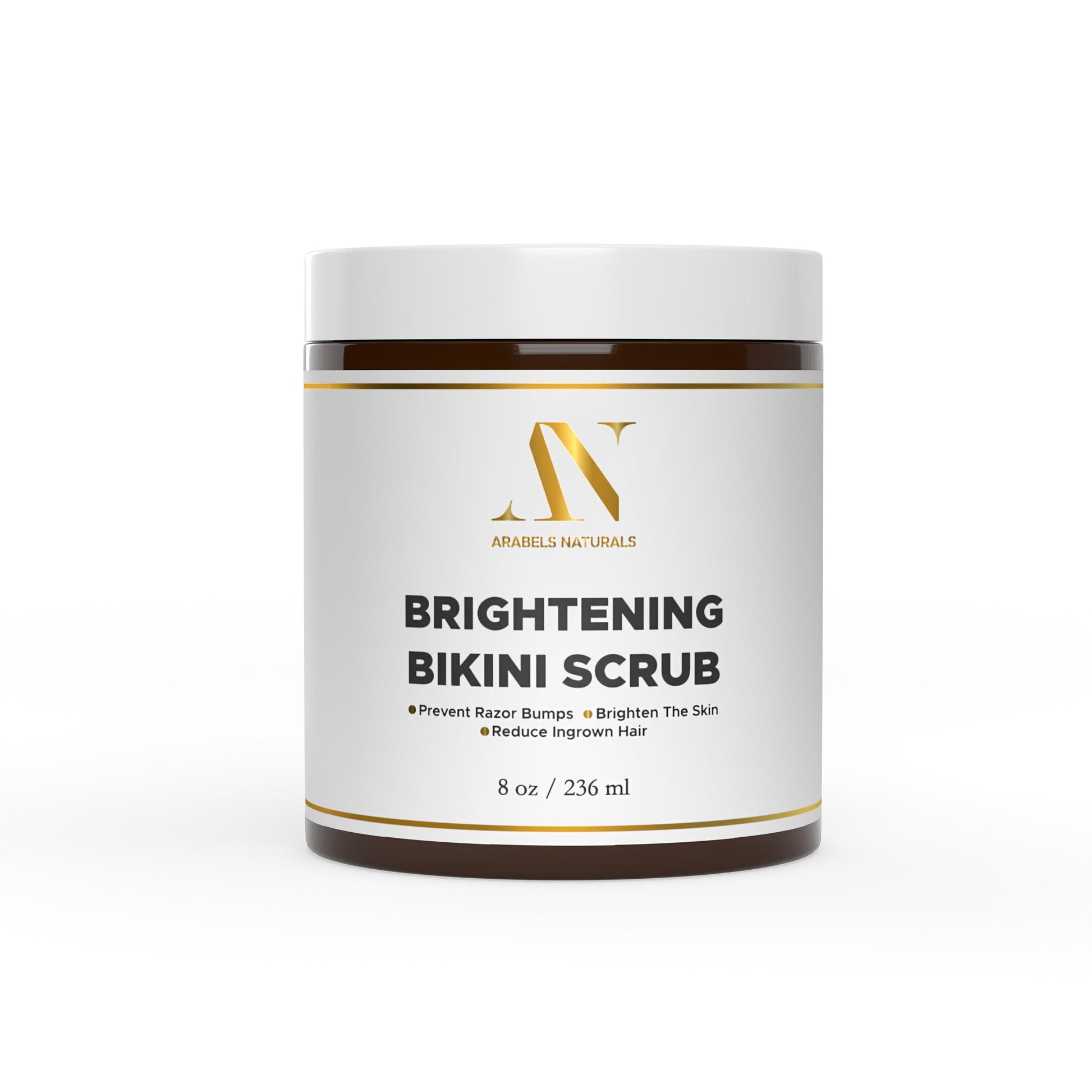 Brightening Bikini Scrub for Ingrown Hair - Arabel's Naturals