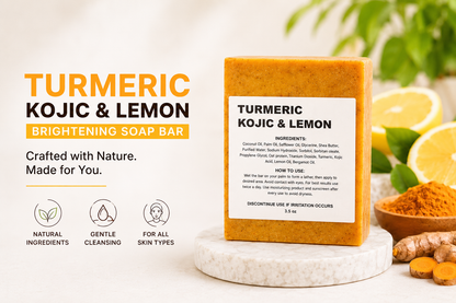 Turmeric Kojic Soap with Lemon