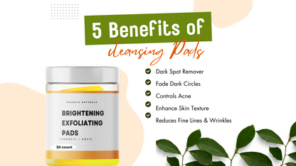 Turmeric Kojic Acid Exfoliating Cleansing Pads