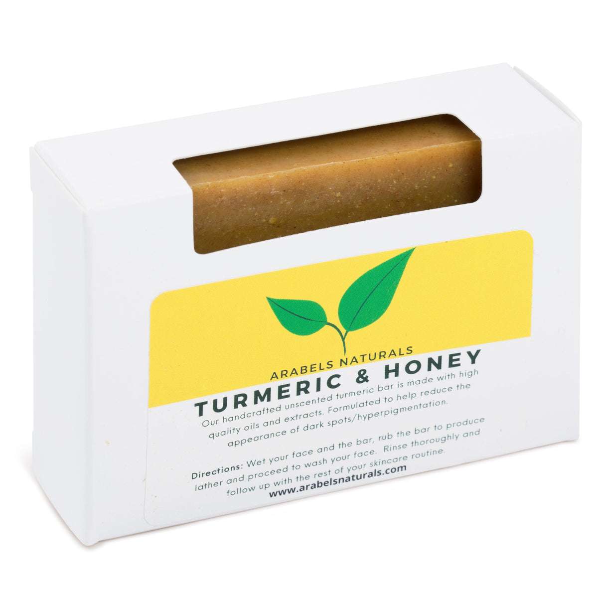 Turmeric Soap with Raw Honey - Arabel's Naturals 