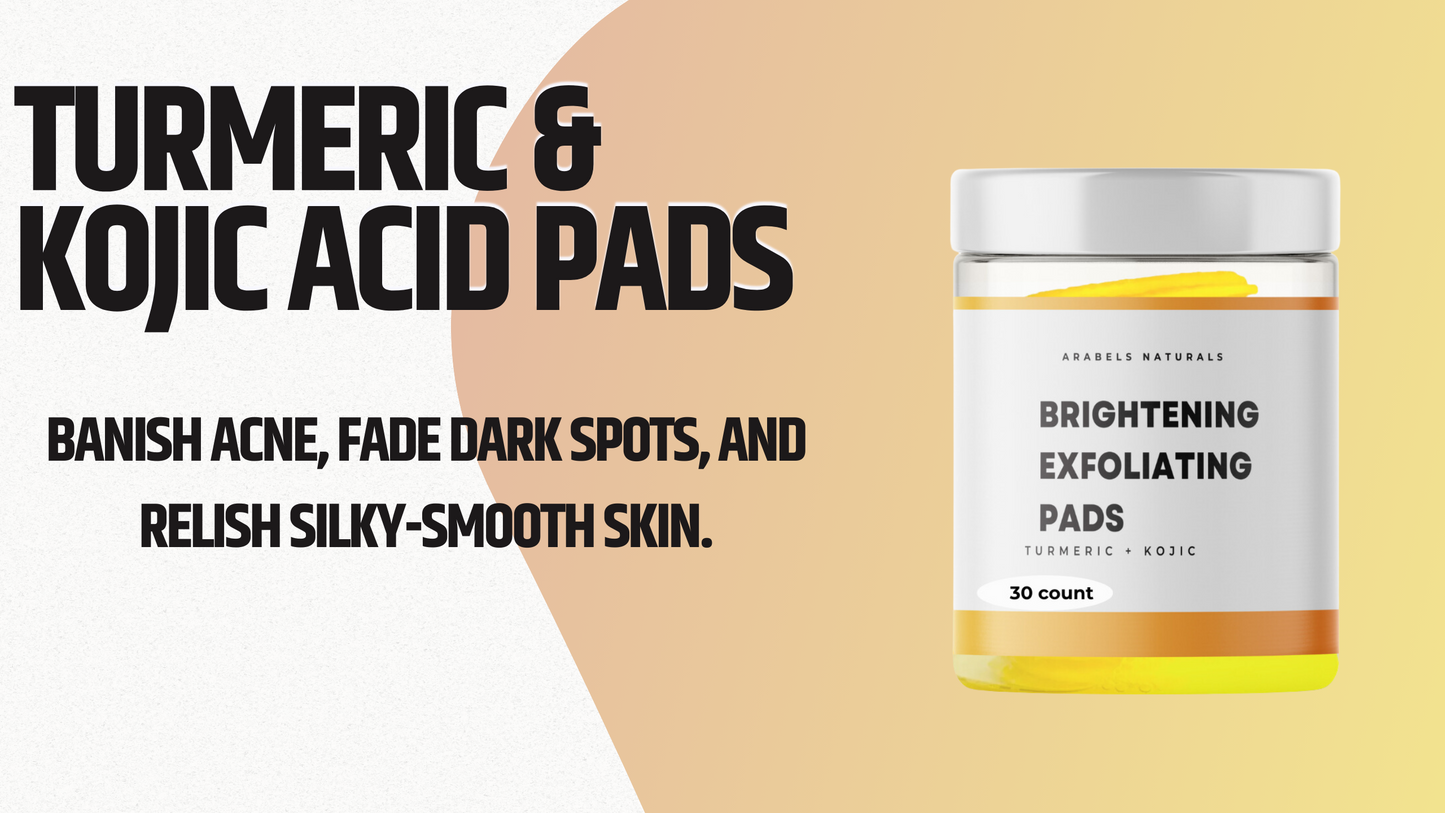 Turmeric Kojic Acid Exfoliating Cleansing Pads