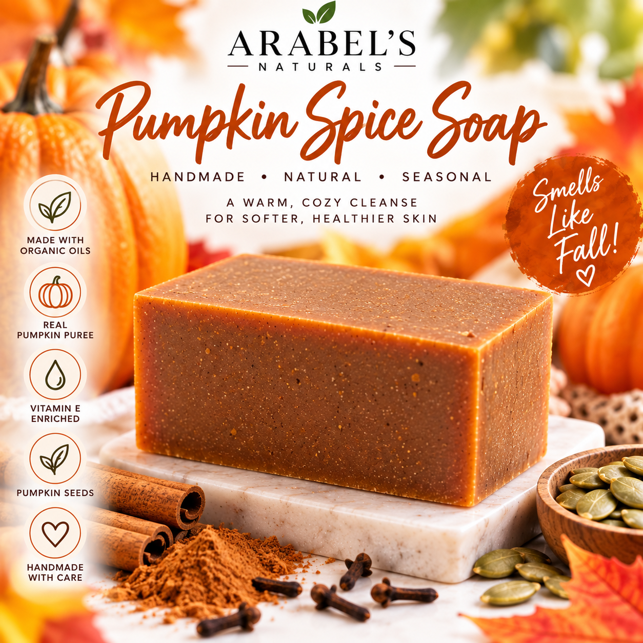 PUMPKIN SPICE SOAP