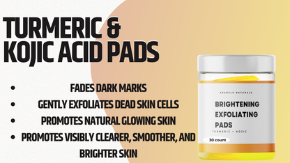 Turmeric Kojic Acid Exfoliating Cleansing Pads