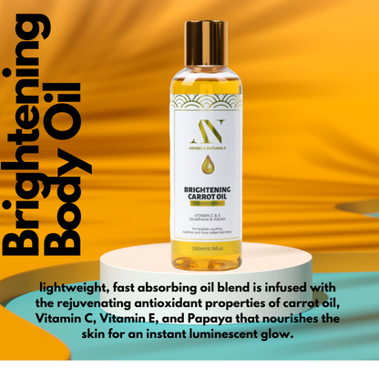 Brightening Body Oil, Organic Carrot Body Oil