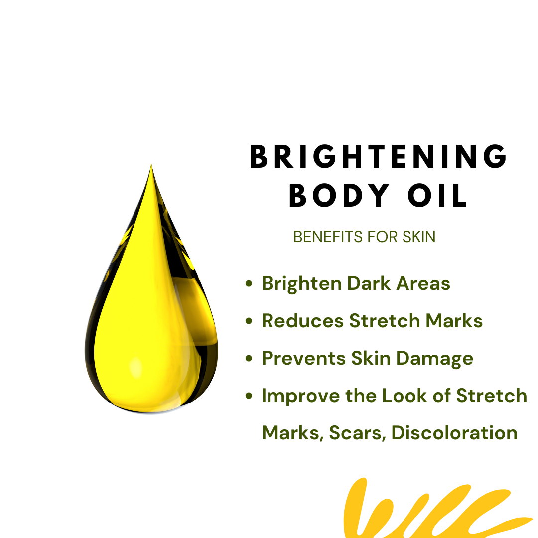 Brightening Body Oil, Organic Carrot Body Oil