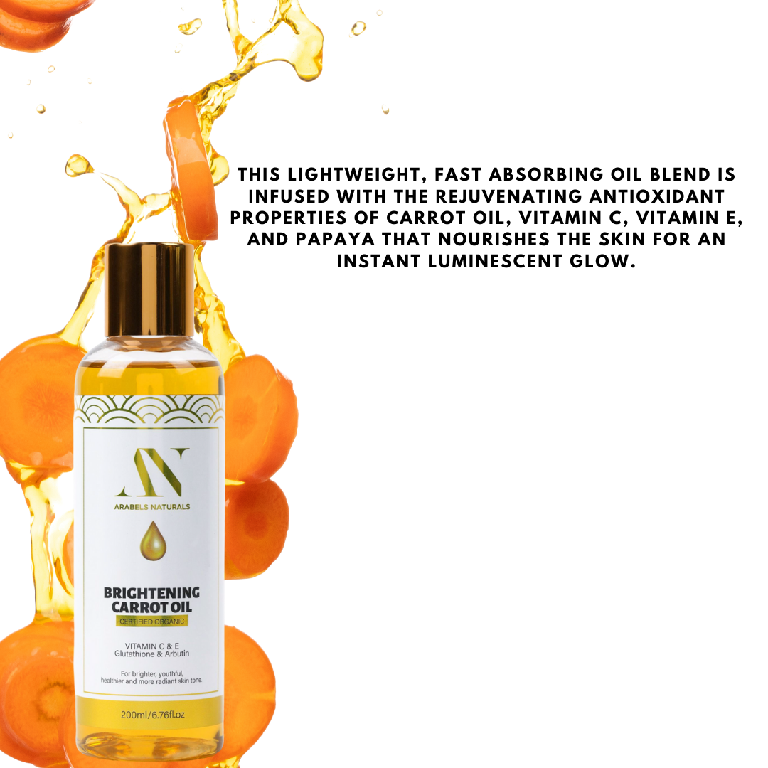 Brightening Body Oil, Organic Carrot Body Oil