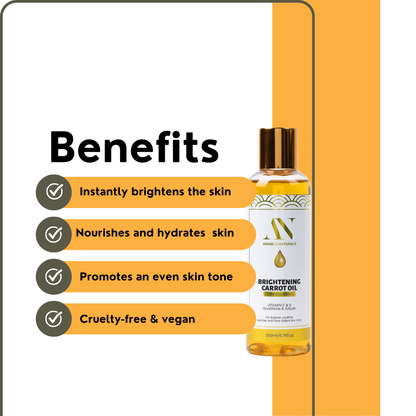 Brightening Body Oil, Organic Carrot Body Oil