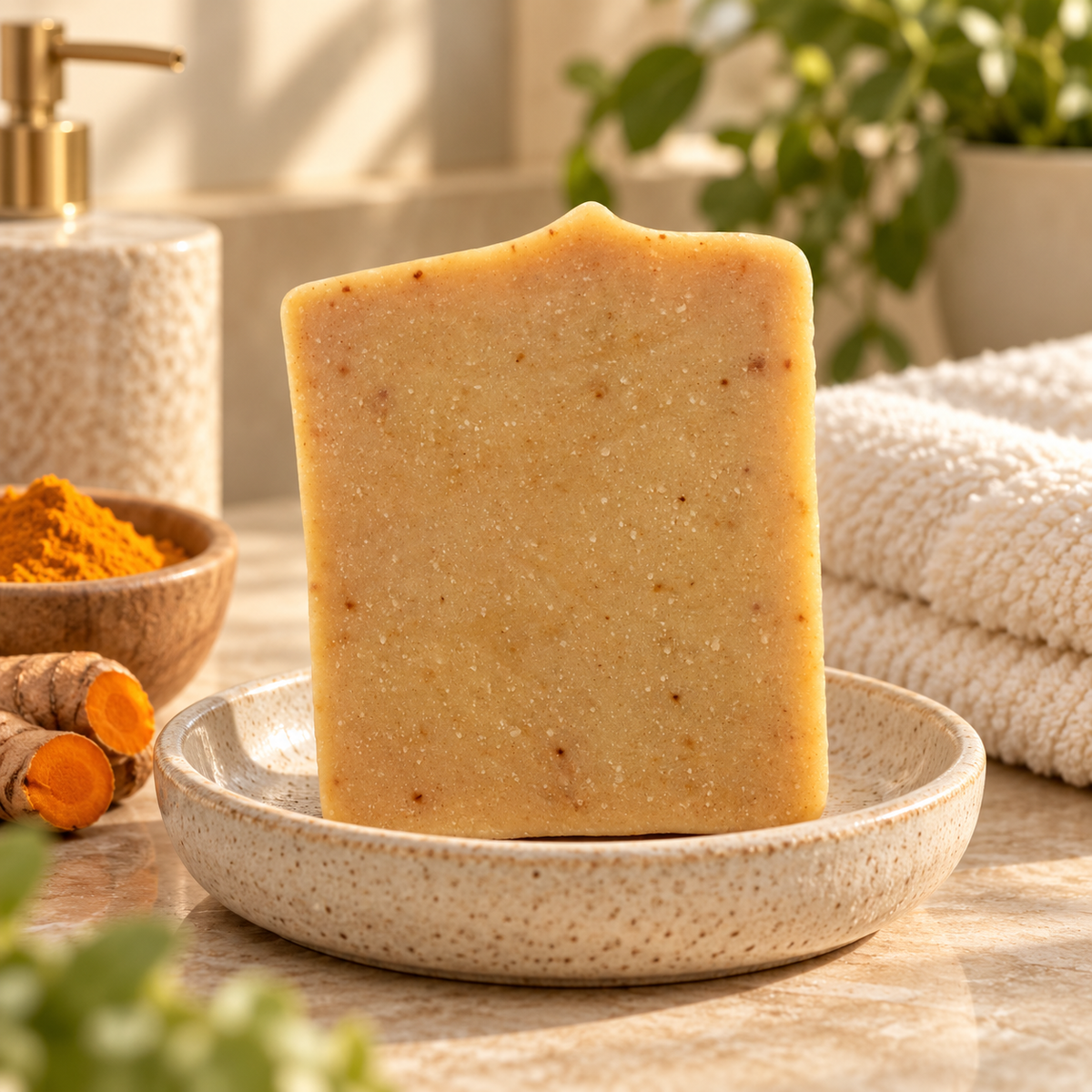 Turmeric + Raw Honey Brightening Soap