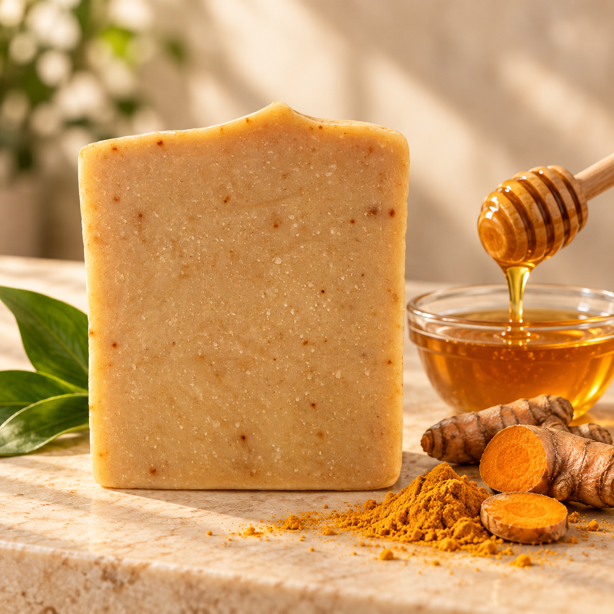 Turmeric + Raw Honey Brightening Soap