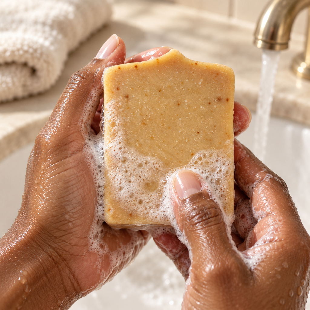 Turmeric + Raw Honey Brightening Soap