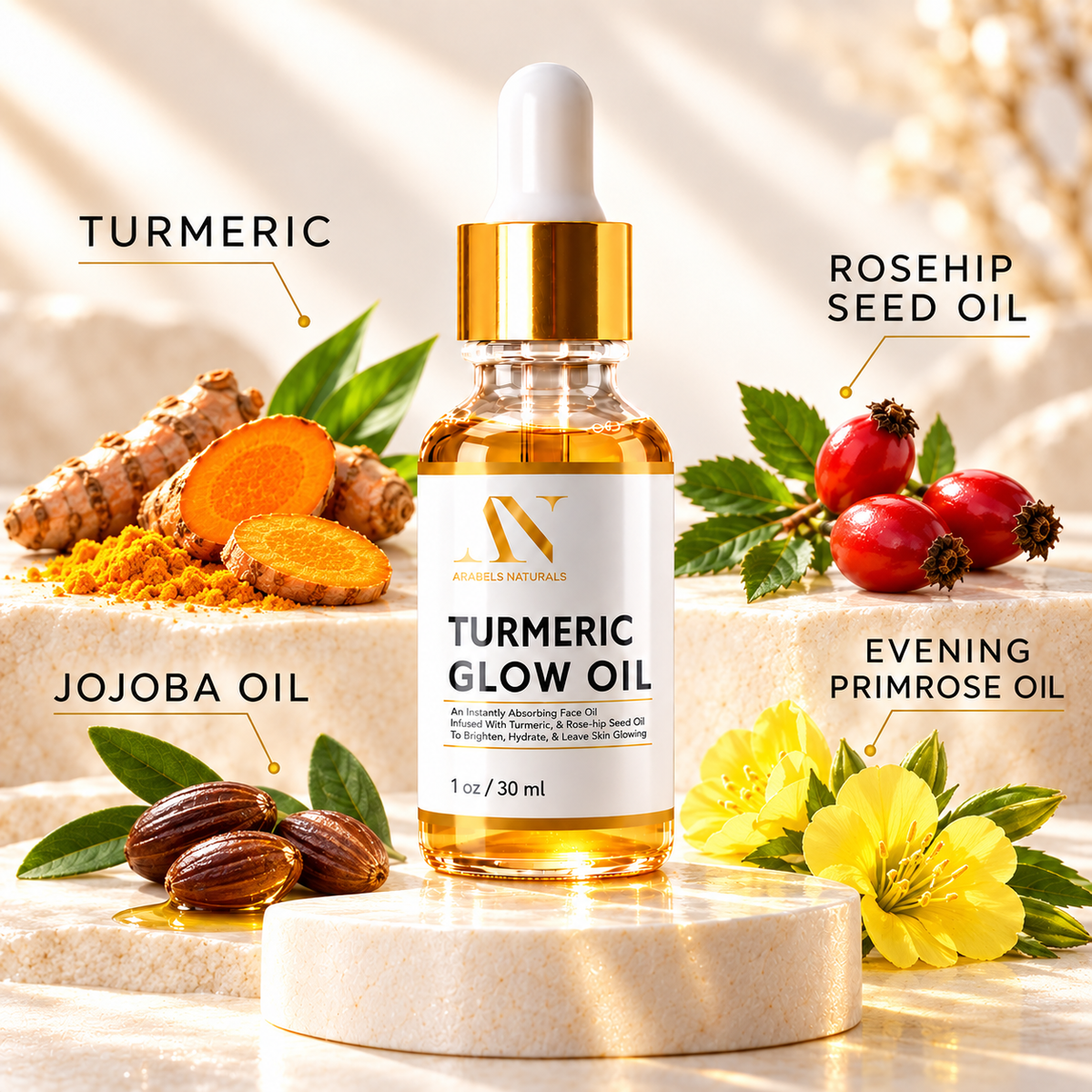 Organic Turmeric Face Oil