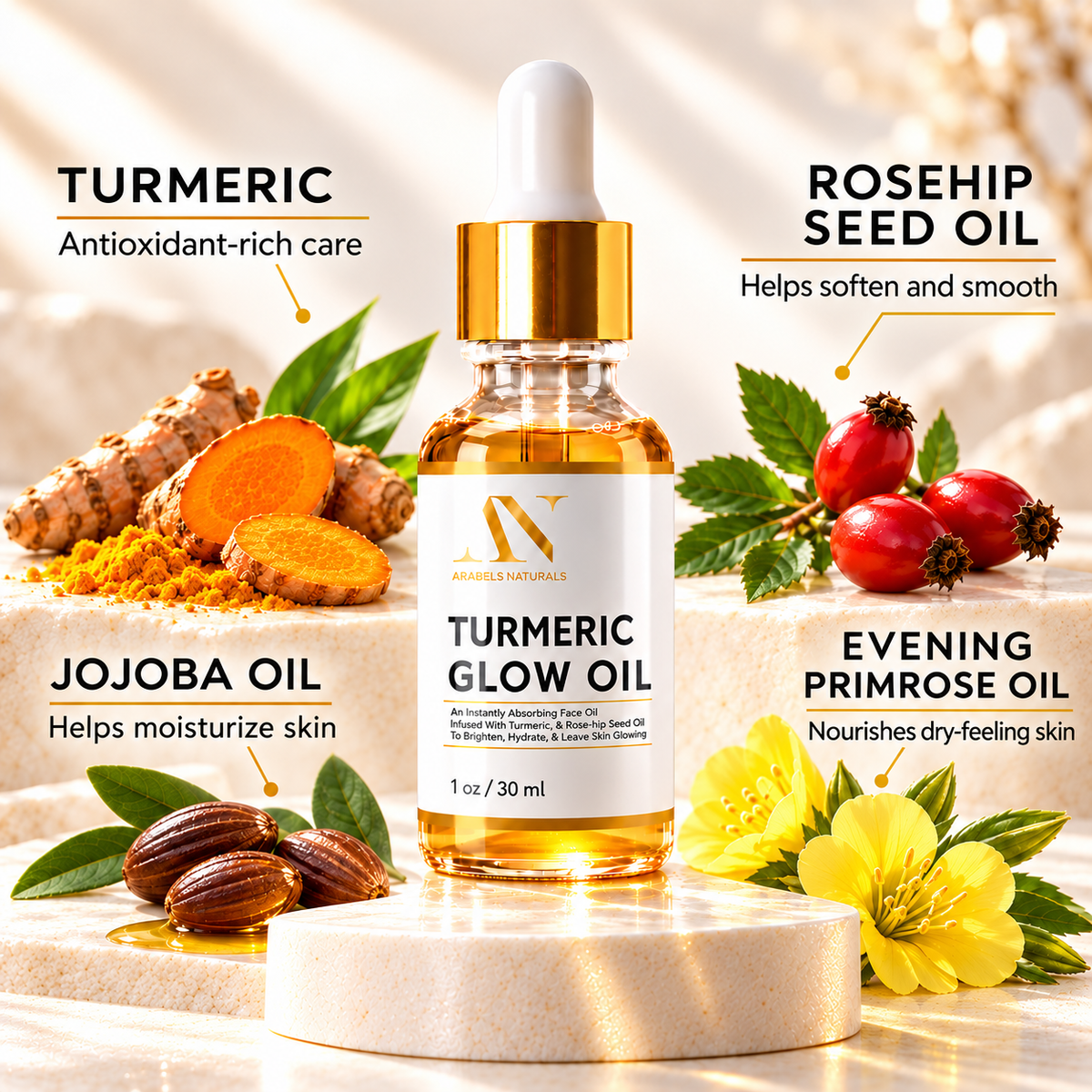 Organic Turmeric Face Oil