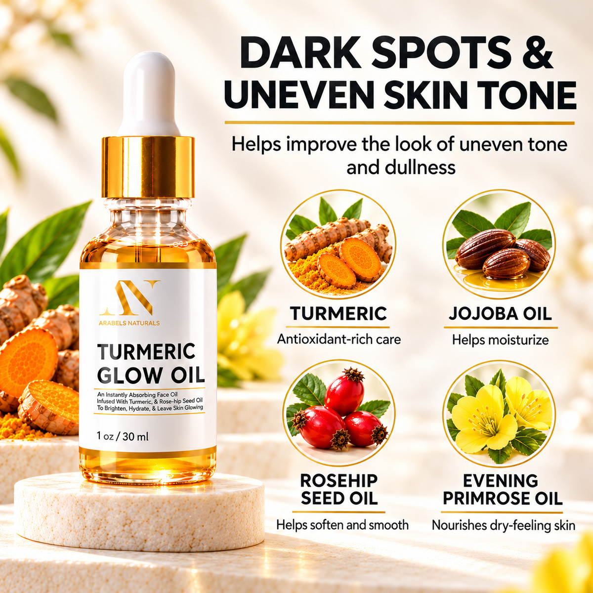 Organic Turmeric Face Oil