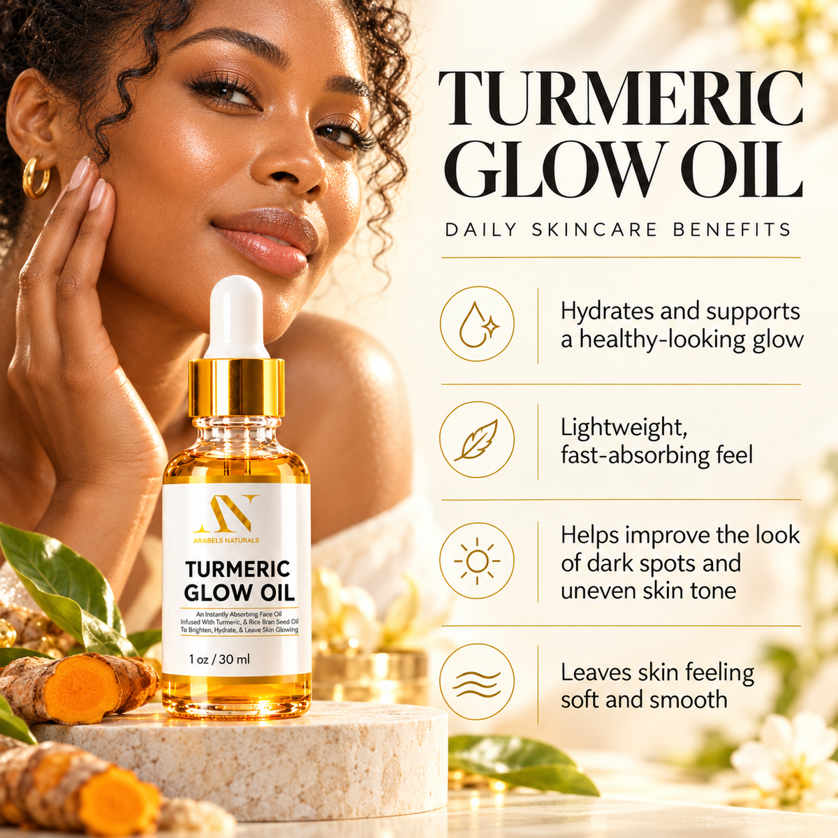 Organic Turmeric Face Oil