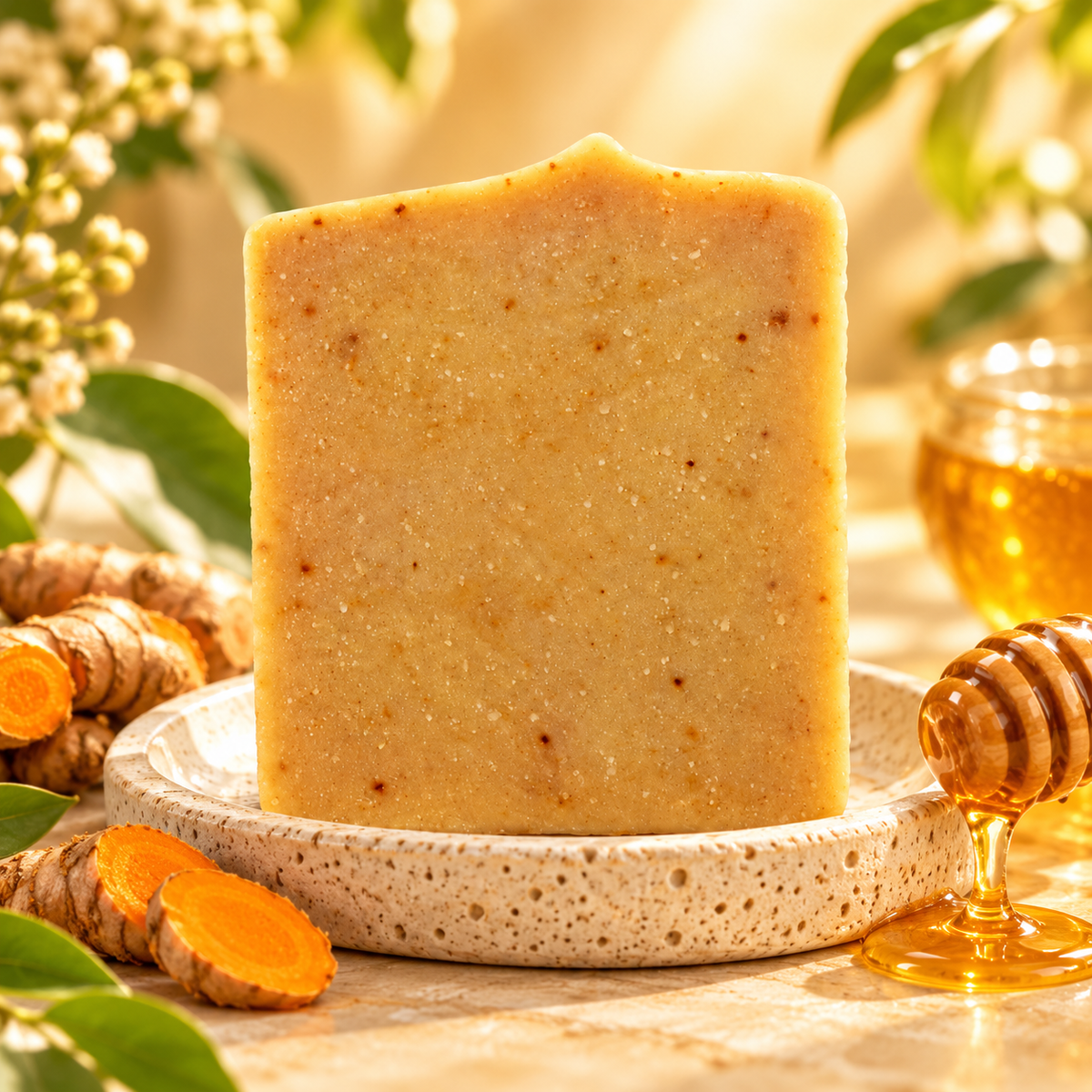 Turmeric + Raw Honey Brightening Soap