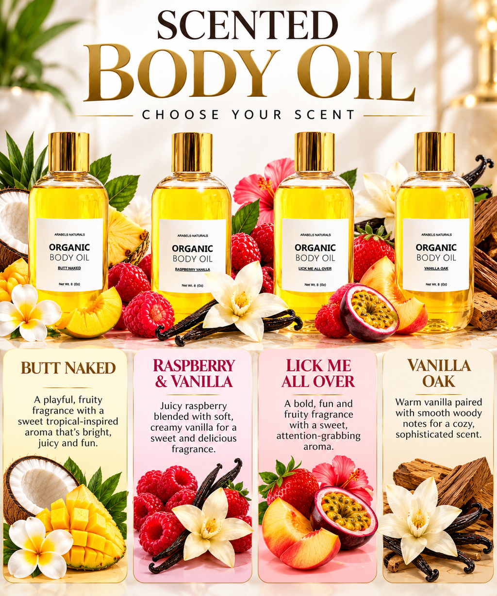 Luxury Scented Body Oil – Moisturizing & Nourishing Skin Oil | 4 oz