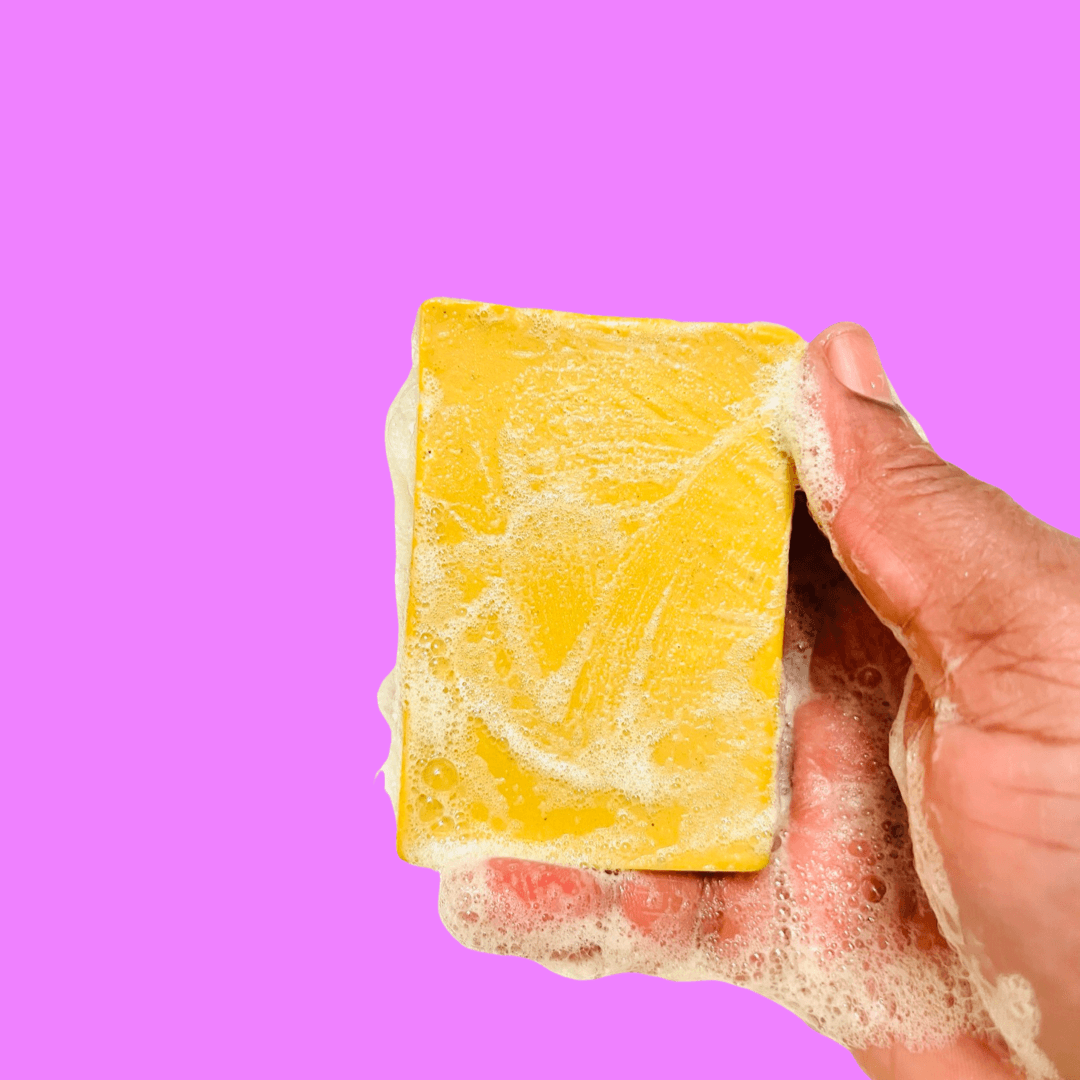 BRIGHTENING KOJIC & TURMERIC SOAP - Arabel's Naturals 