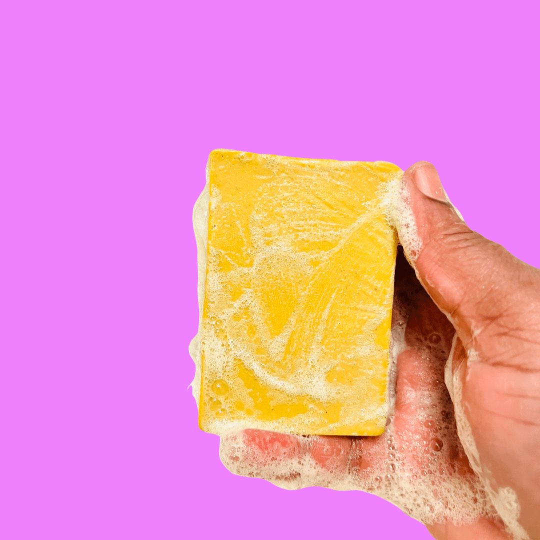 Turmeric Kojic Soap with Lemon - Arabel's Naturals 