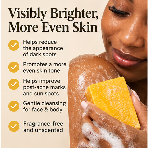 Unscented Turmeric Kojic Acid Soap for Dark Spots