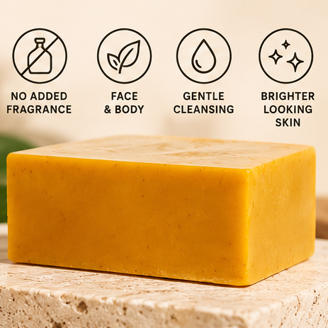 Unscented Turmeric Kojic Acid Soap for Dark Spots