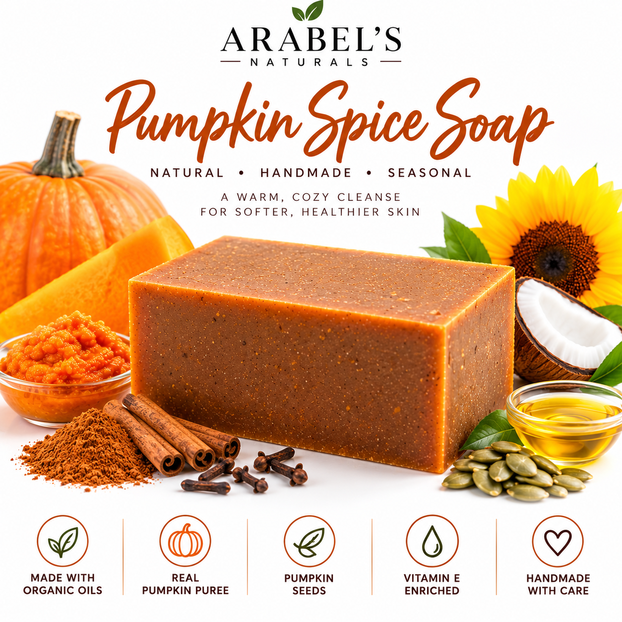 PUMPKIN SPICE SOAP