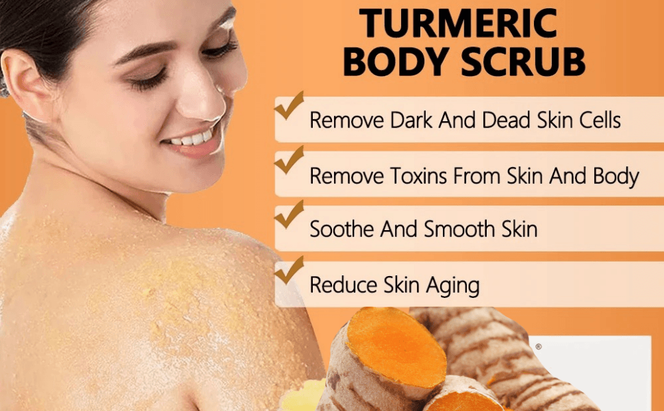 tumeric sugar scrub