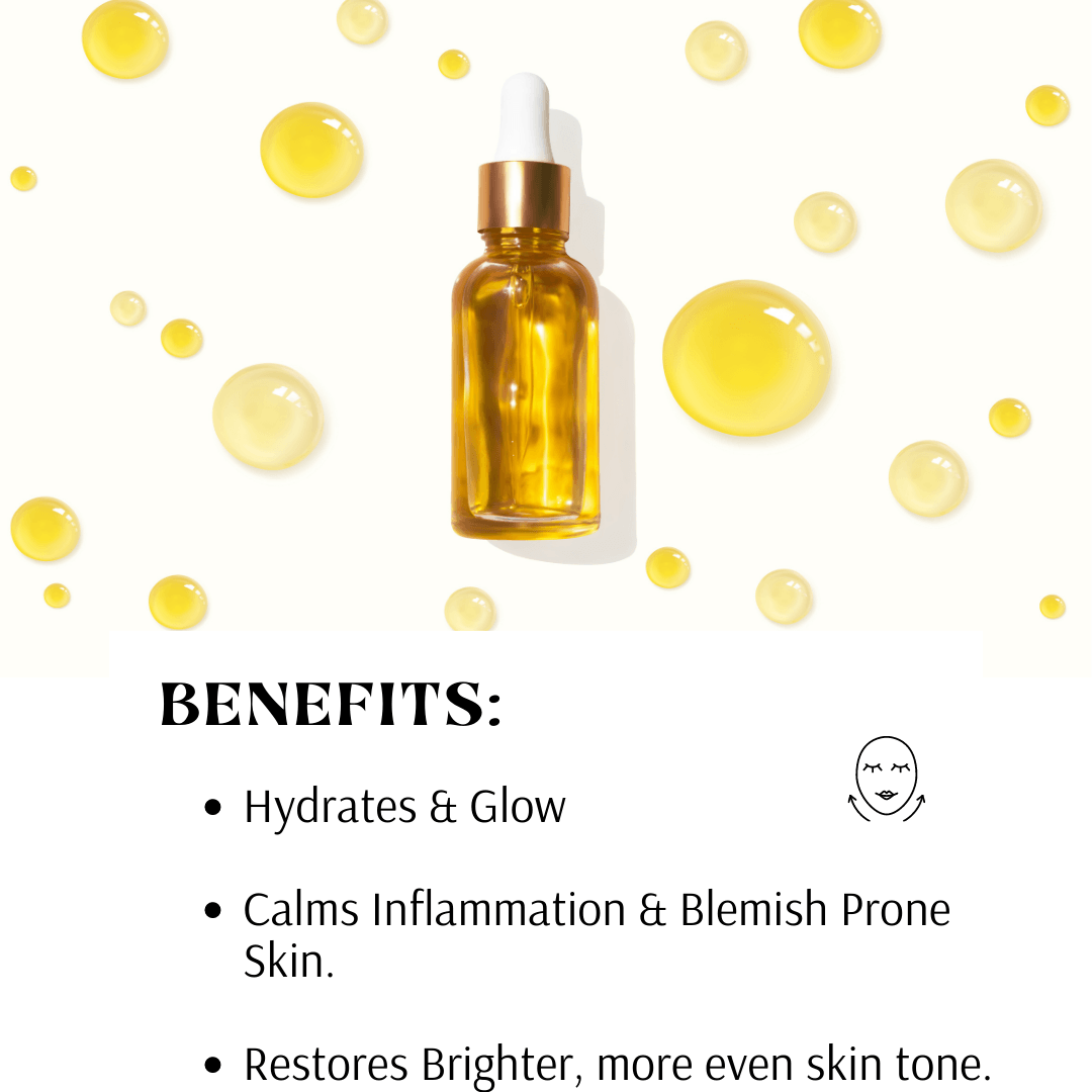 TURMERIC FACE OIL - Soft & Glowing Skin - Arabel's Naturals 