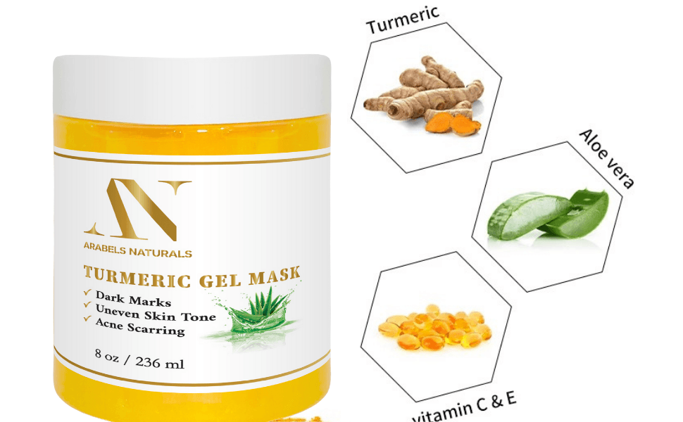 Turmeric Mask with Aloe Vera - Arabel's Naturals 