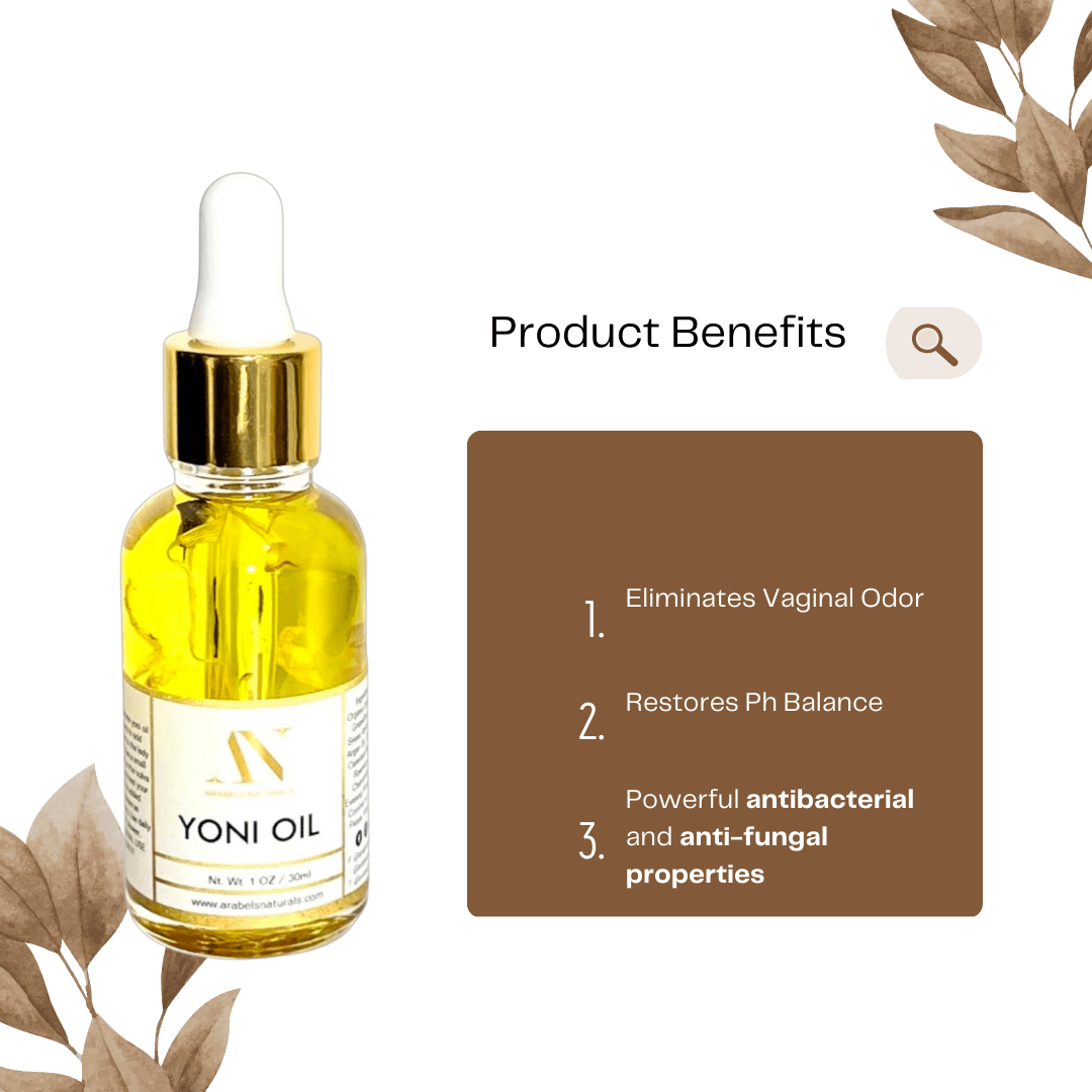 All Natural Feminine (Yoni) Oil - 1 oz - Arabel's Naturals 