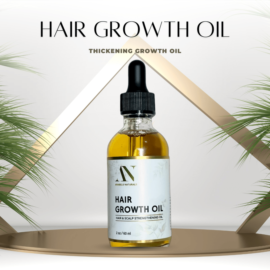 Hair Growth Oil 2 oz/ 60ml - Arabel's Naturals 