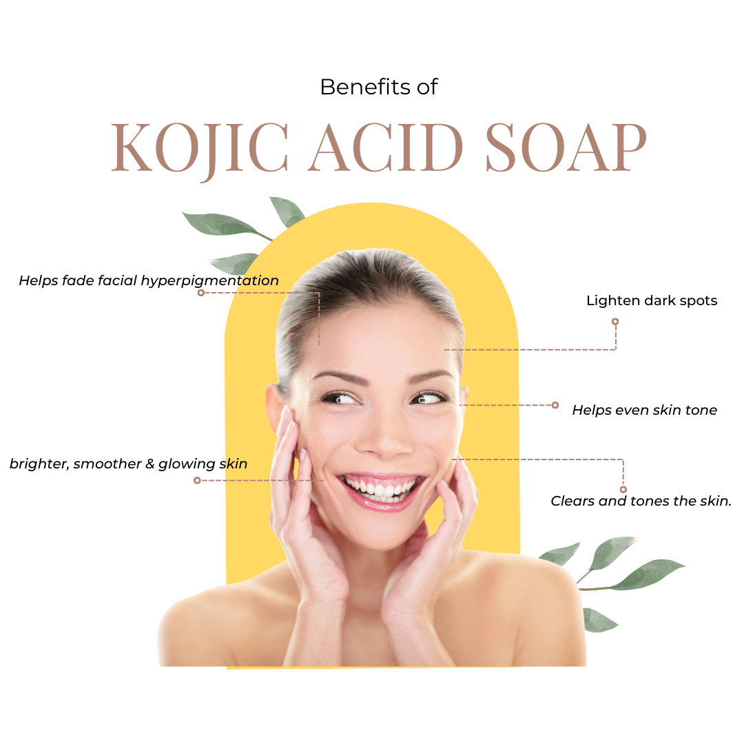 Kojic Acid Soap (1 soap bar) - Arabel's Naturals 