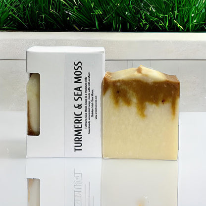 Sea Moss with Turmeric Bar Soap - Arabel's Naturals 