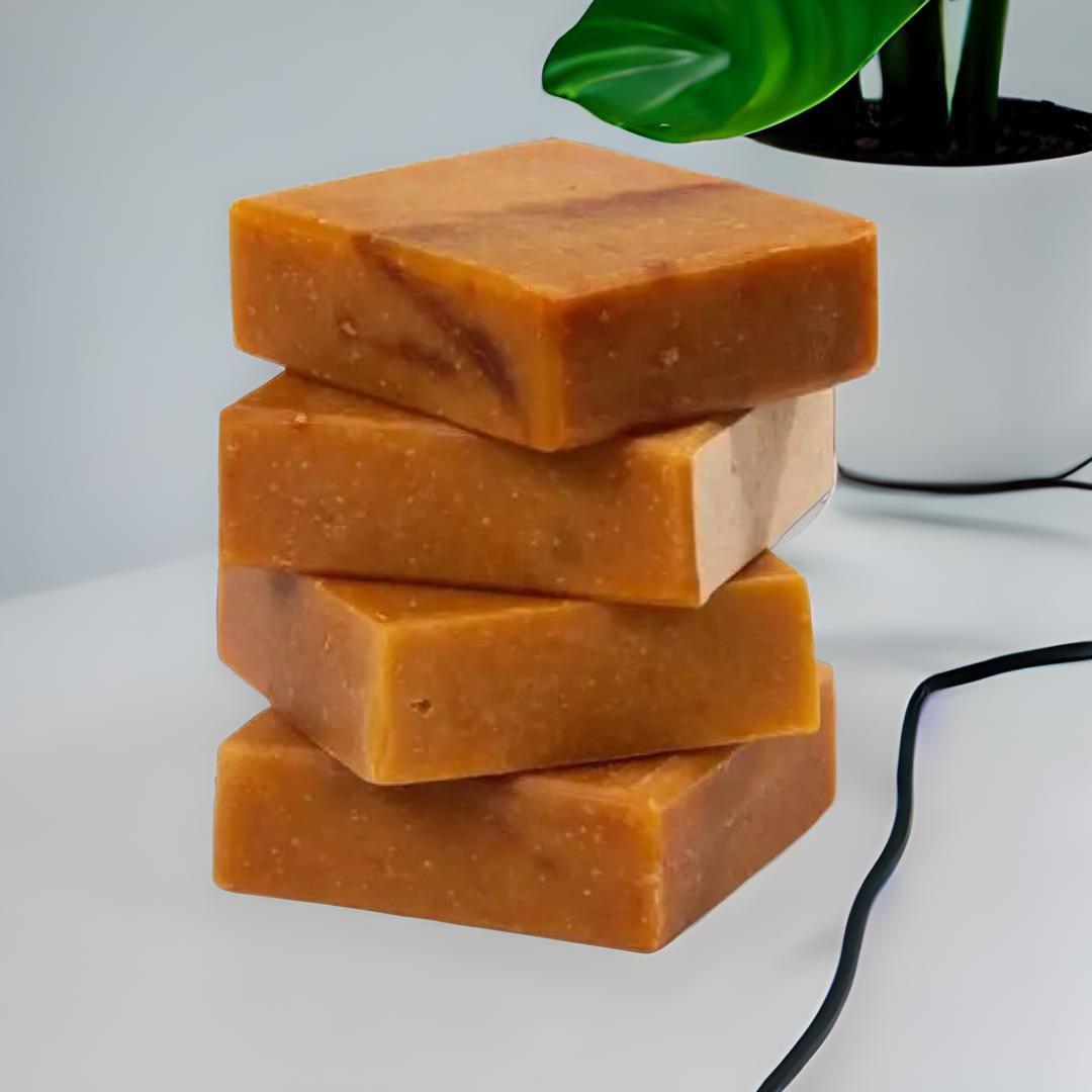 Turmeric Soap with Raw Honey - Arabel's Naturals 